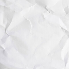 Crumpled white paper texture background © Rawpixel.com
