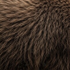 Fototapeta premium Close-Up of Brown Animal Fur Texture