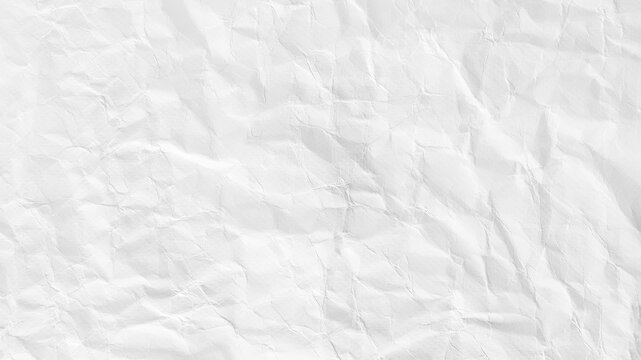 White crumpled paper texture background desktop wallpaper