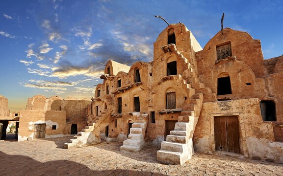 Ksar Ouled Soltane, fortified granary near Tataouine, Tunisia