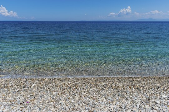 Pebble beach, Kokkari, Samos, Greece