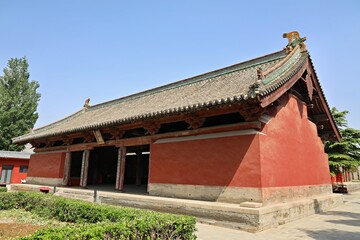 Obraz premium Wanrong Dongyue Temple, Wanrong County, Yuncheng City, Shanxi Province, China
