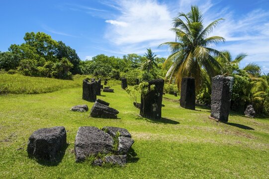 Badrulchau basalt monoliths, Babeldaob island, Palau, Micronesia