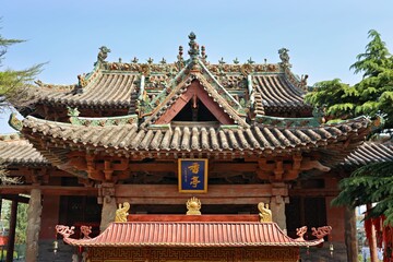 Obraz premium Wanrong Dongyue Temple, Wanrong County, Yuncheng City, Shanxi Province, China