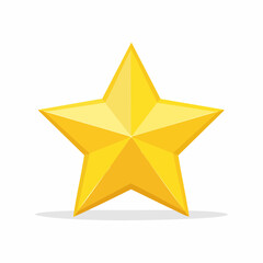 Obraz premium Golden Star Icon