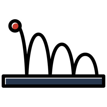 bouncing ball icon