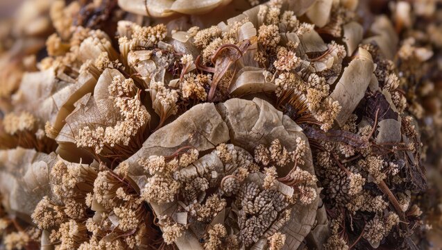 Macro Mold and Fungal Texture Background