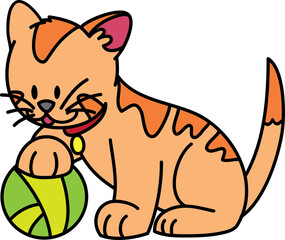 Obraz premium Cute Cats Clip Art