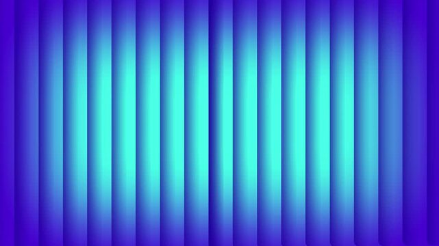 A vivid blue glowing vertical striped pattern with neon light effect creating a futuristic wave-like abstract background texture