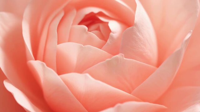 Close-up of soft pink rose petals with delicate texture