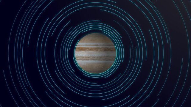 Satellites Orbiting Earth Facilitating Telecommunication, High-Speed Internet, GPS, Surveillance. Industry And Technology Related 3D Animation