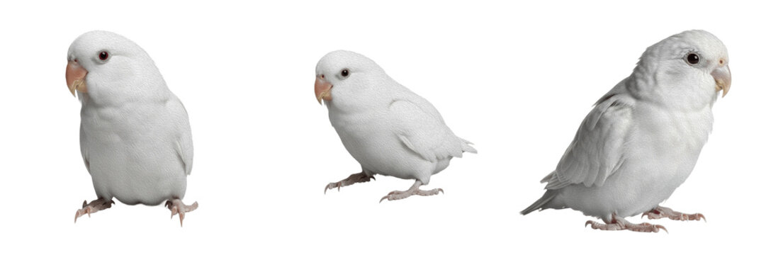 White parrotlet, Forpus coelestis, pale white tones, Psittacidae, captive color morph photography, small psittacine specimen, exotic avian pet profile, domestic wildlife alternative, ornithology