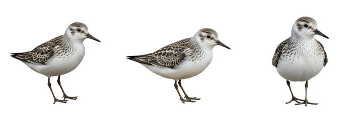 White-rumped sandpiper, Calidris fuscicollis, arctic tundra breeding habitat, shorebird photography, Charadriiformes, Scolopacidae, migratory shore bird, mudflat wildlife nature, ornithology field © Turlandix