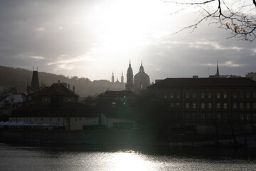 Fototapeta premium Hungarian Parliament Building Framed by Gothic Arches of Fishermans Bastion in Budapest