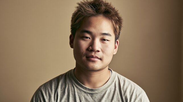 Family Caregiver Burnout Young East Asian Athletic Man Mental