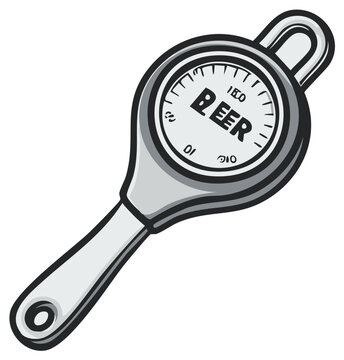 Retro Digital Hydrometer with Beer Measurement for Home Brewing