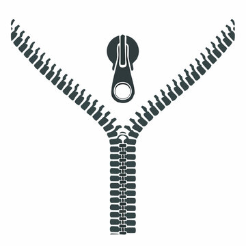 Zipper fastener icon