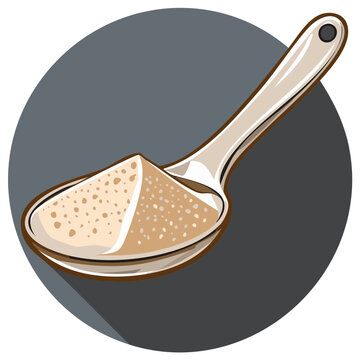 Spoonful of Sugar Granules Sweetener Ingredient Baking Powder