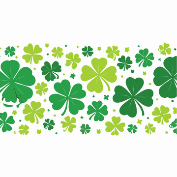 St. Patrick's Day Clover Pattern
