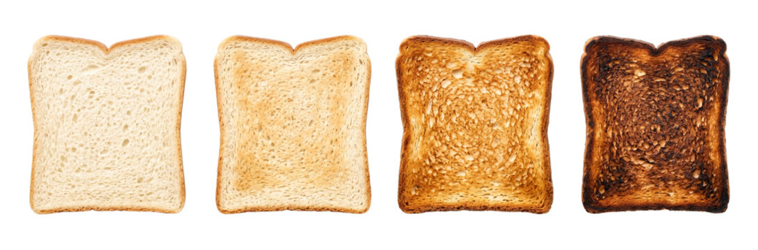 Toast Progression: From White Bread to Burnt Slice