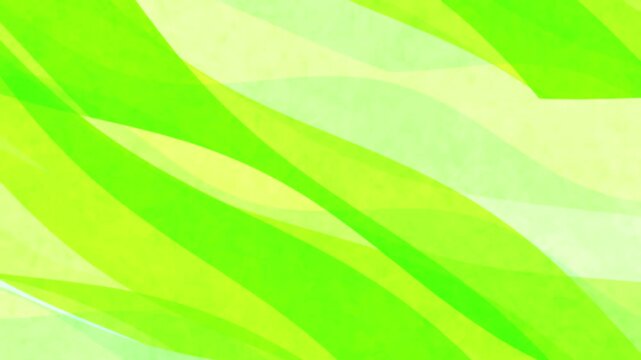 Abstract Green and Yellow Japanese Paper Style Wavy Background