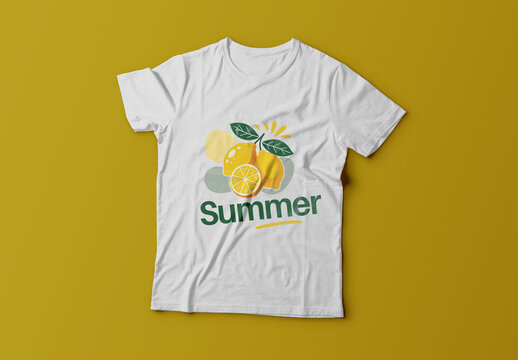 Summer Fruit Tshirt Design Template