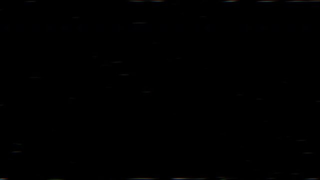 Video cassette recorder vcr play animation vhs defects artifacts noise glitches old damaged tape