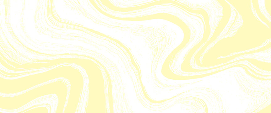 Abstract pale yellow and white swirling textured organic lines background pattern 18985