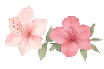 Obraz premium Delicate blossoms in soft pink