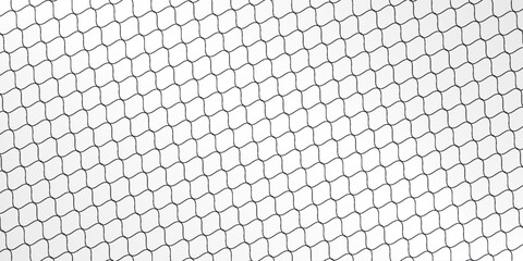 Mesh texture for fishing nets. Seamless pattern for sportswear or soccer goal, volleyball net, basketball hoop, hockey, athletics. Shiny silver background © Sainal