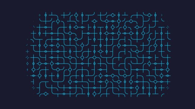 Geometric Tile Pattern Animation