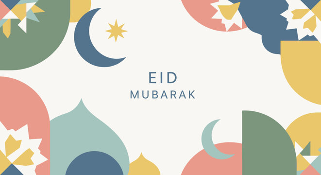 Eid Mubarak Islamic Pattern.