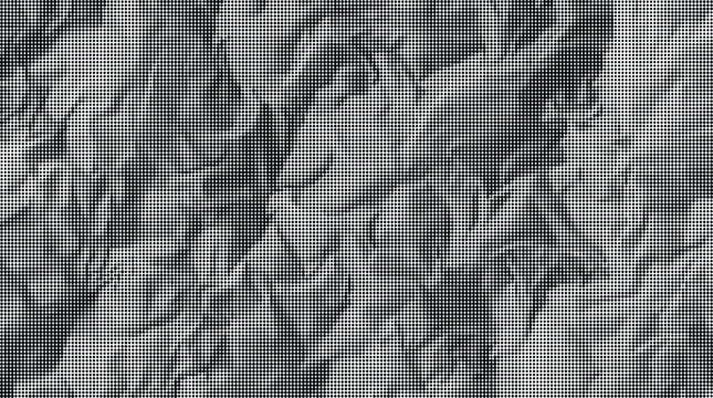 A close-up detailed view of crumpled fabric texture