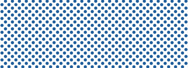 Seamless pattern of blue polka dots with transparent background © moh