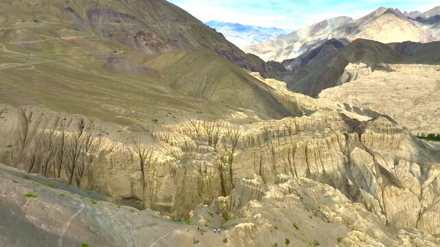Moonland Mountains of Ladakh
Aerial Drone Shot Moonland Ladakh
Lamayuru Desert Mountains Aerial