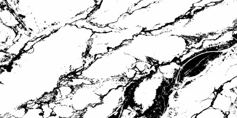 Fototapeta premium Elegant White Marble Texture Background with Natural Black Stone Veins for Luxury Design.
