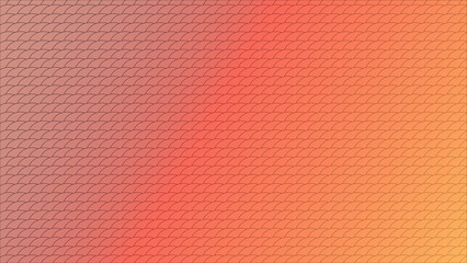 Obraz premium Abstract geometric pattern background with warm orange and pink gradient texture