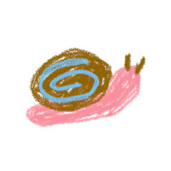 doodle snail drawing © Nirma