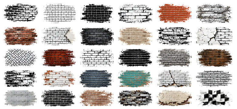 30 icon Minimalist Brick Wall Texture Collection 
