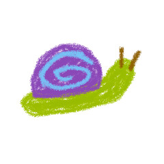 doodle snail drawing © Nirma