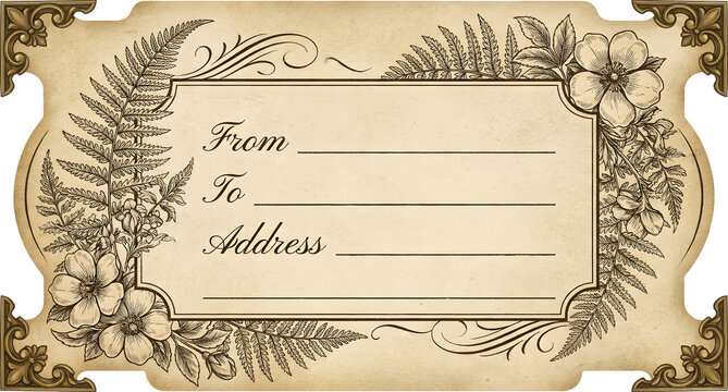 template labels envelopes and deliveries from, to and address