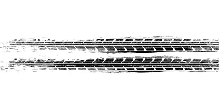 Black tire tread marks, wheel texture, tire marks - auto racing, motocross, drift, rally, off-road, and more. modern