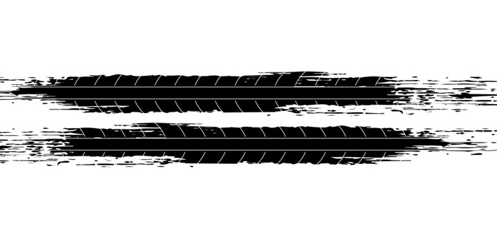 Black tire tread marks, wheel texture, tire marks - auto racing, motocross, drift, rally, off-road, and more. modern