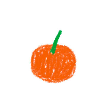 orange drawing
