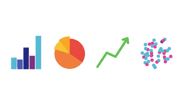 Collection of Business Analytics and Data Visualization Icons