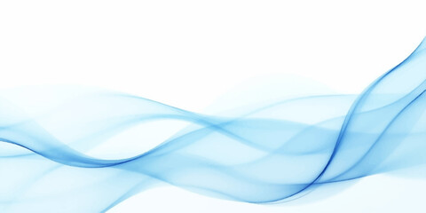 Fototapeta premium An abstract blue smoke background featuring a flowing digital wave design with smooth light curves and flowing lines in a vector illustration style