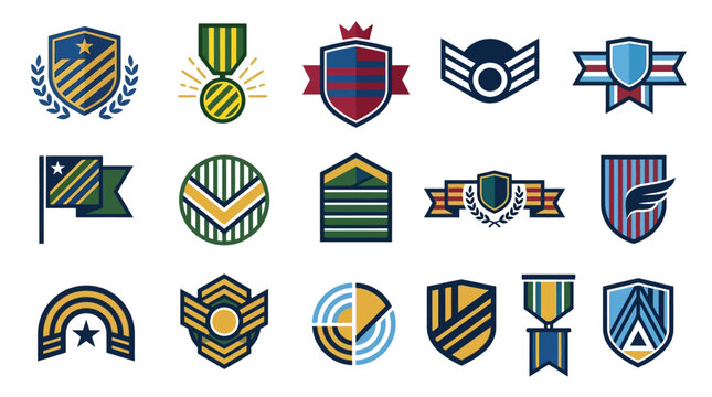 Military Badges and Emblems Collection