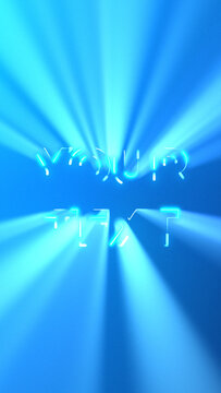 Vertical Light Rays Intro Title for Mobile Tech Stories