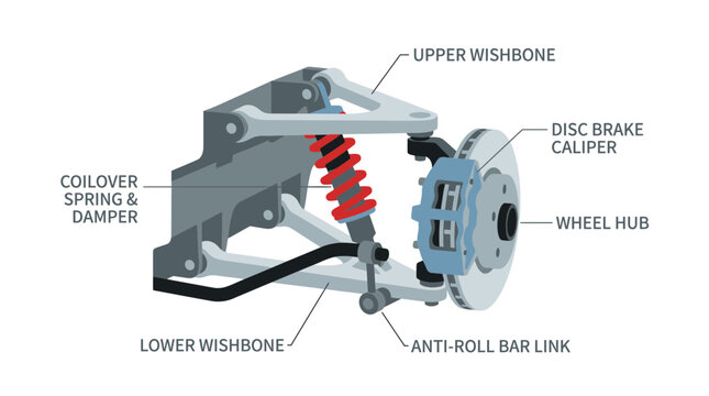 Automotive Suspension System Diagram