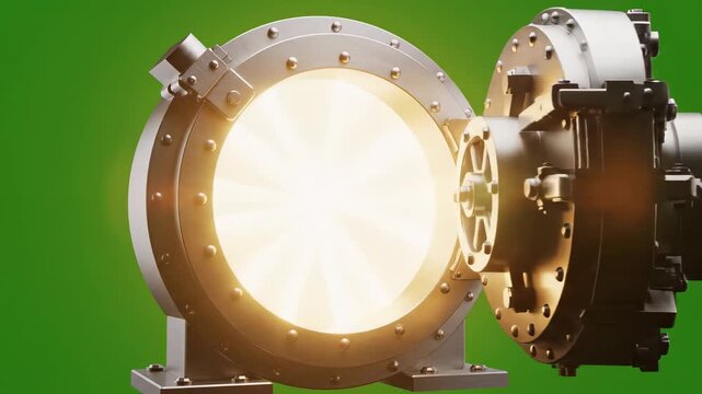 Industrial centrifugal pump rotating close-up, mechanical engineering fluid dynamics, high-speed machinery motion blur, industrial equipment